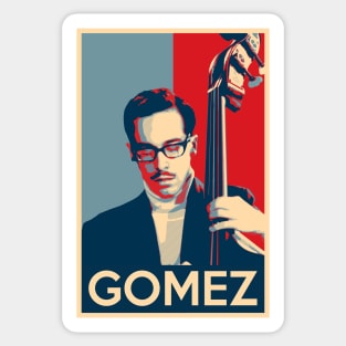 Eddie Gomez Hope Poster - Greatest musicians in jazz history Sticker
